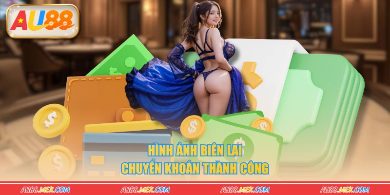 Hình ảnh biên lai chuyển khoản thành công