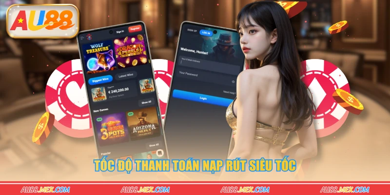 Tốc độ thanh toán nạp rút siêu tốc